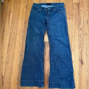 Banana Republic mid rise wide leg jeans